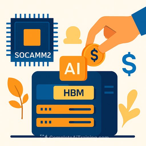 SOCAMM2 Targets AI Servers With HBM-like Bandwidth at Lower Cost and Energy Use