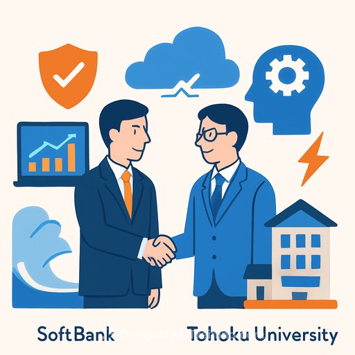 SoftBank and Tohoku University partner to develop domestic disaster prevention AI platform