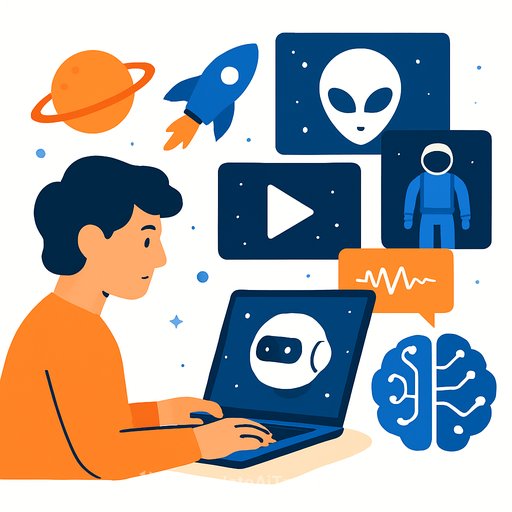 Solo creator builds a transmedia sci-fi universe using AI