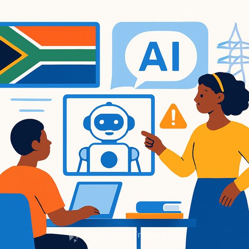 South Africa's top schools are already using AI - now the hard part: access, bias, and blackouts