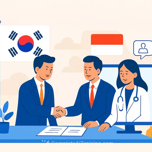 South Korea and Indonesia sign AI primary healthcare agreement, with teleconsultation pilots planned for remote communities