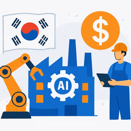 South Korea commits $7.5 billion to AI manufacturing as smart factory count reaches 30,000
