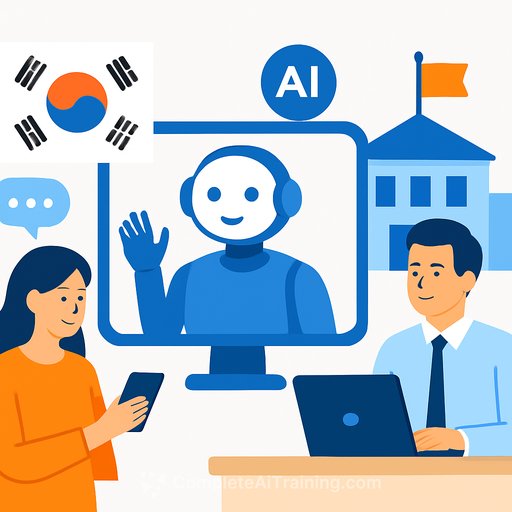 South Korea plans round-the-clock AI assistants for public services