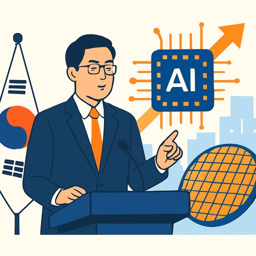 South Korea presidential policy chief says semiconductor and AI mega projects should be 10-year national strategy