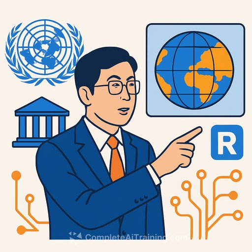 South Korea's Democratic Party lawmaker Cha Ji-ho shapes global AI hub strategy with UN agencies and BlackRock