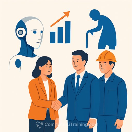 South Korea's labor and business groups agree on joint response to AI, aging, and low birth rates