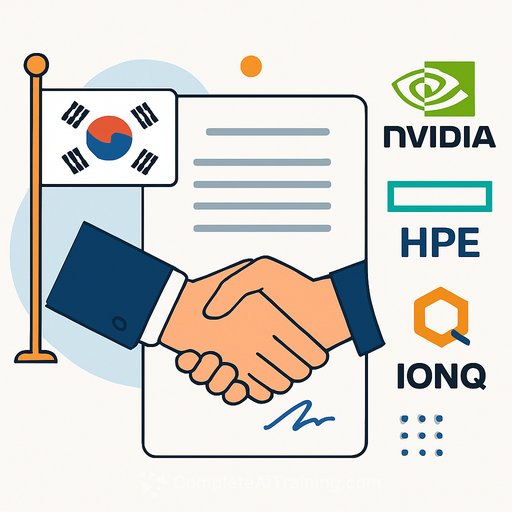 South Korea signs AI and quantum computing deals with Nvidia, HPE and IonQ to advance K-Moonshot strategy