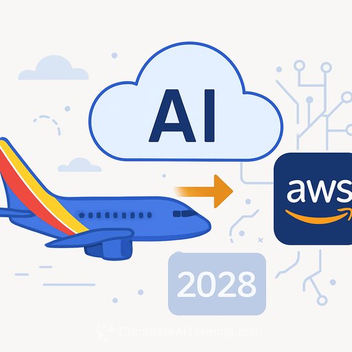 Southwest Airlines partners with Amazon Web Services to transition to cloud-based AI architecture by 2028