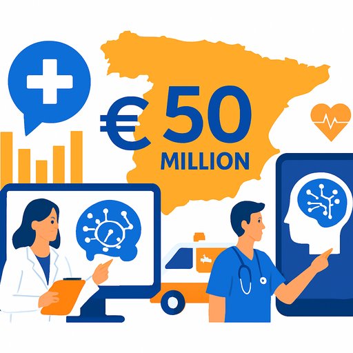Spain commits €50 million to AI for healthcare, from research to emergency response