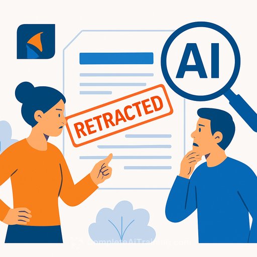 Springer Nature retracts AI review article for undeclared generative AI use