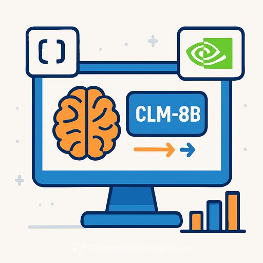 Stanford and Nvidia release CLM-8B, a contrastive language model that runs agent decisions up to 9x faster than Jev