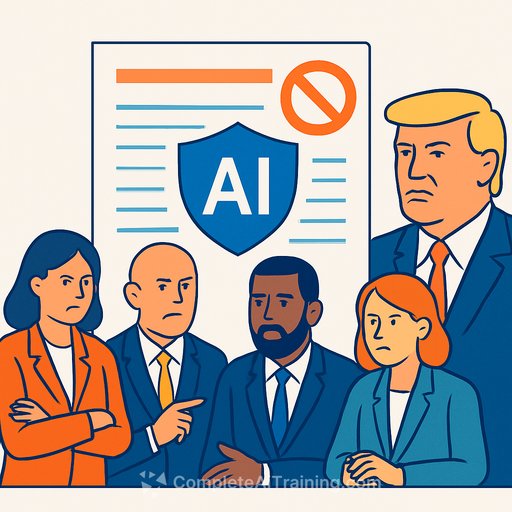 State Insurance Legislators Slam Trump Order Curbing State AI Regulation