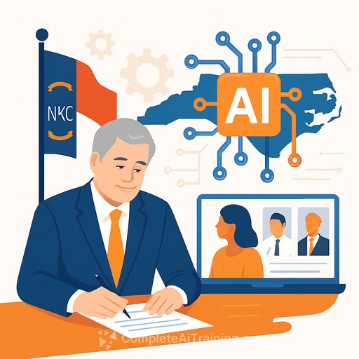 Stein signs executive order to integrate AI across NC agencies; DIT to lead