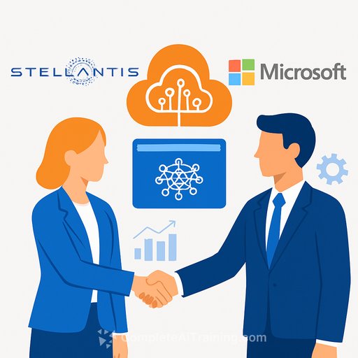 Stellantis and Microsoft announce five-year AI and cloud collaboration across operations