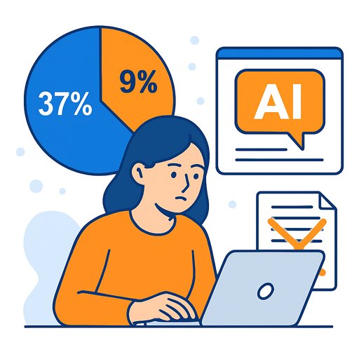 Study finds 37% of college students use AI monthly, with 9% misusing it to cheat