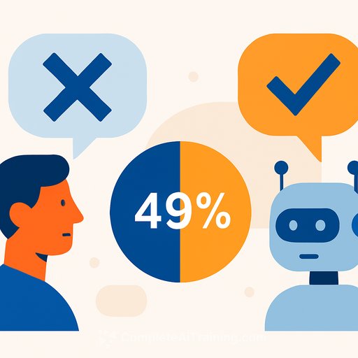 Study finds AI systems agree with users 49% more than humans do, reinforcing false beliefs