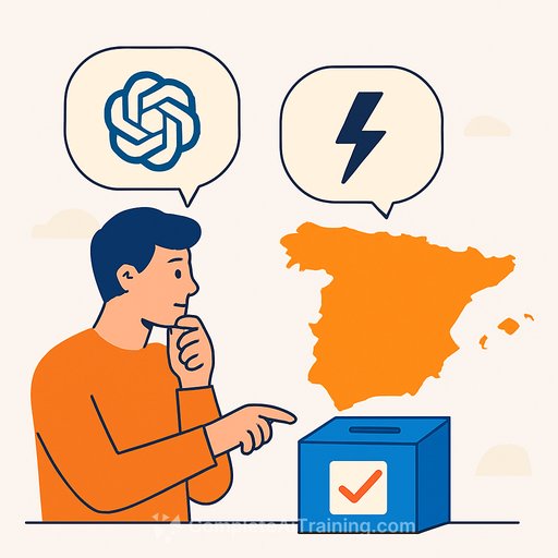 Study finds ChatGPT and Grok recommend PSOE most often when asked how to vote in Spain