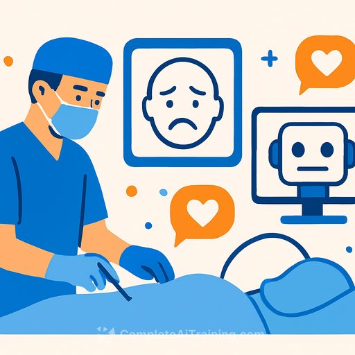 Study finds surgical patients prefer hybrid AI and human interpretation based on emotional context