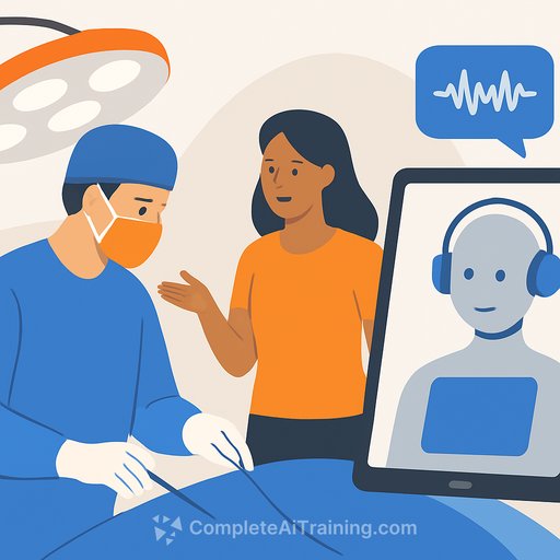 Study finds surgical patients prefer mix of AI and human interpreters for language access