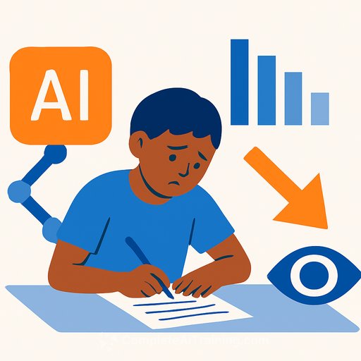 Study links AI use to lower exam scores and hidden learning loss