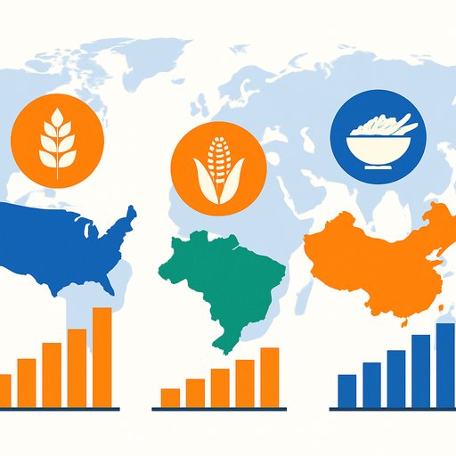 Study projects US, Brazil and China to lead global food exports in 2035