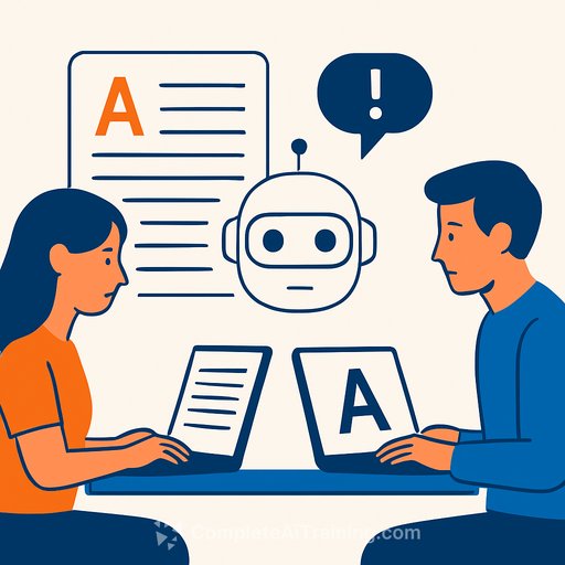 Submitting AI-generated text without disclosure is plagiarism, universities say