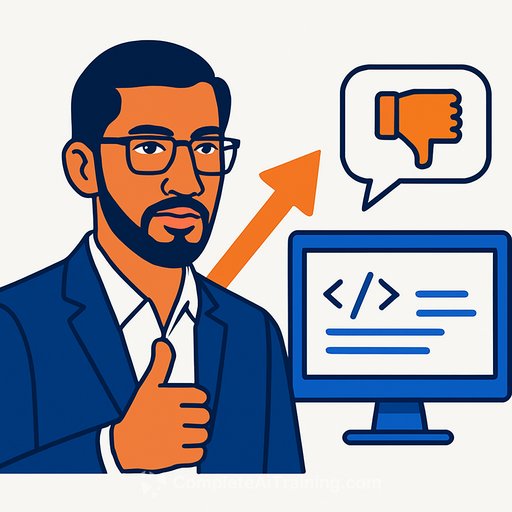 Sundar Pichai Is Bullish on Vibe Coding - Developers Don't Trust the Code