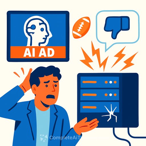 Super Bowl AI Ads: Backlash Builds, One Breaks the Servers