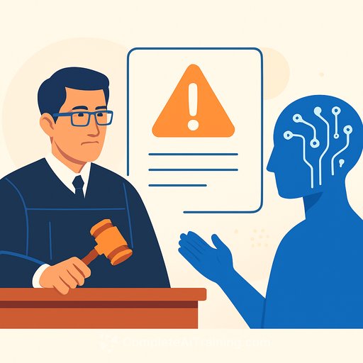 Supreme Court AI warning raises question of legal accountability