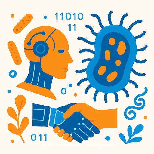 Symbiotic AI and Microbes: How Digital Intelligence and Living Systems Are Redesigning Life