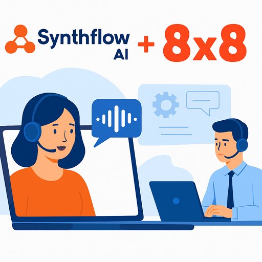 Synthflow AI and 8×8 partner to bring AI voice agents to enterprise contact centres