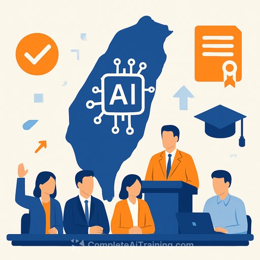 Taiwan approves AI policies covering regulation, workforce certification and education in single cabinet session