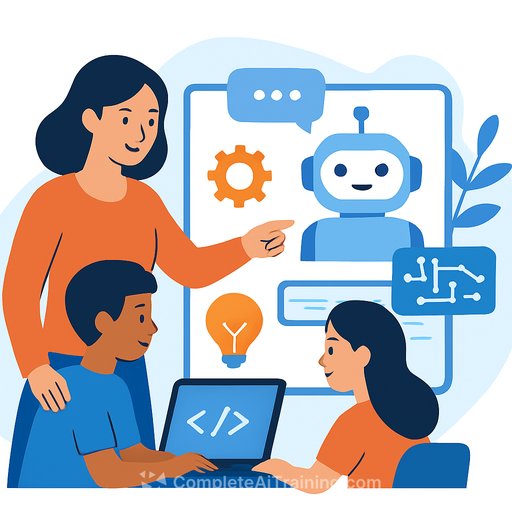 Teachers guide students to use artificial intelligence as a collaborative tutor for technical skills