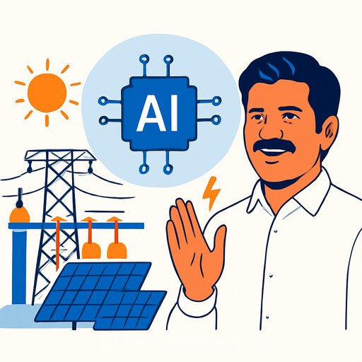 Telangana CM Revanth Reddy plans AI integration in power management and solar plants at substations