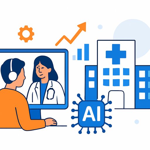 Telehealth scale strongly associated with hospital AI adoption, study finds