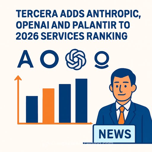 Tercera adds Anthropic, OpenAI and Palantir to 2026 services ranking