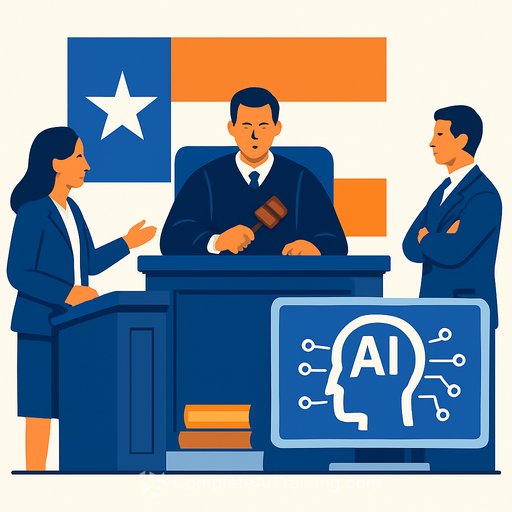 Texas Business Court addresses AI work product privilege as federal courts split