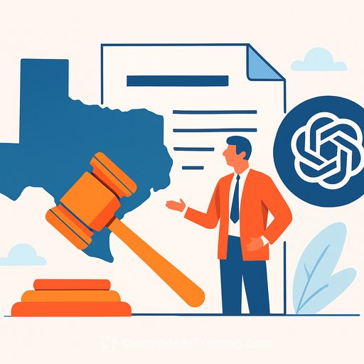 Texas Sues OpenAI Over ChatGPT Safety and Marketing