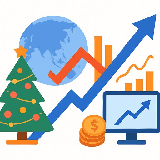 Thin Christmas Tape: Asia Mixed, Gulf Slips, Wall Street at Records as 2026 Focus Shifts to AI Spend and Rate Cuts