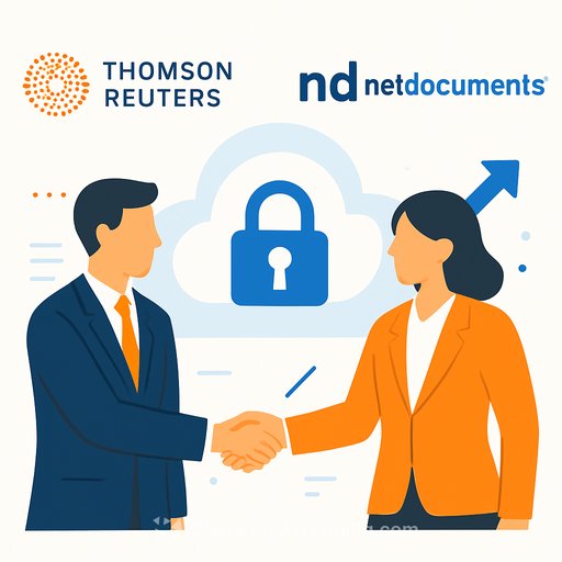 Thomson Reuters and NetDocuments join forces on secure, integrated legal AI