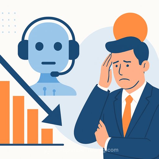 Three-quarters of enterprise AI customer service deployments are rolled back or shut down, Sinch study finds