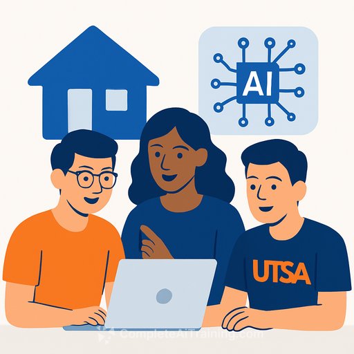 Three UT San Antonio computer science students gain national recognition for AI homebuilding platform