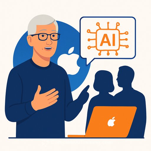 Tim Cook dismisses retirement talk and outlines Apple's 2026 AI product plans amid executive departures