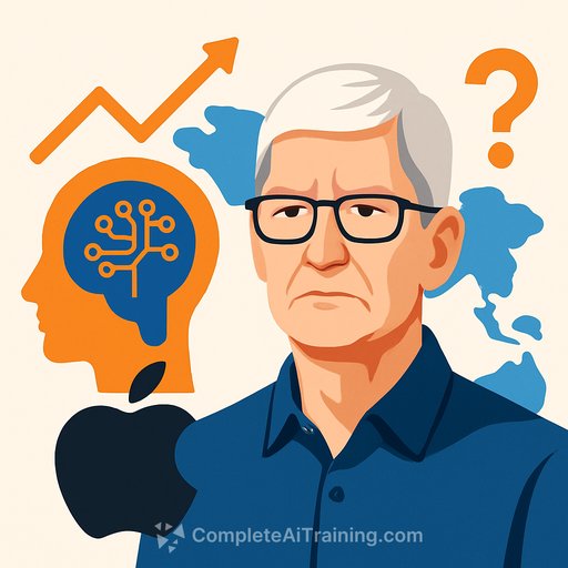 Tim Cook’s Legacy at Risk as Apple Struggles to Find Its Place in the AI Era