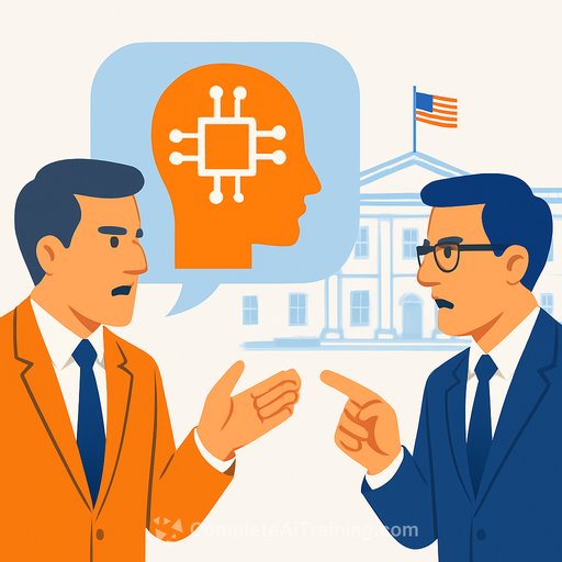 Trahan and Obernolte clash over mandatory AI disclosure rules as White House weighs its own vetting process