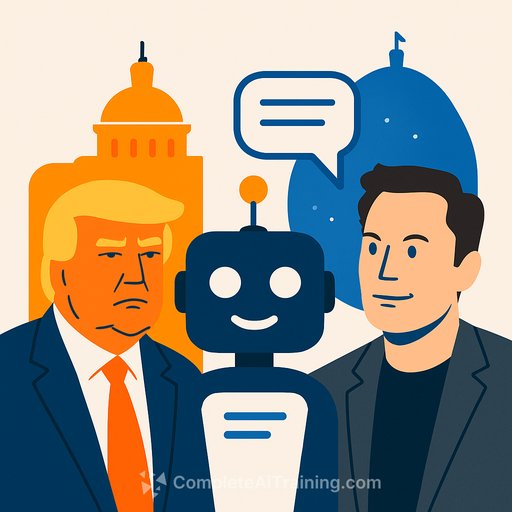 Trump Administration Taps Elon Musk's Grok Chatbot for Federal Operations
