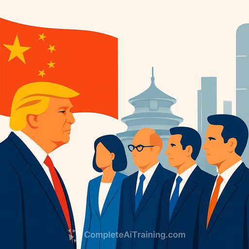 Trump and tech CEOs head to Beijing as lawmakers push for firm AI stance ahead of Xi summit