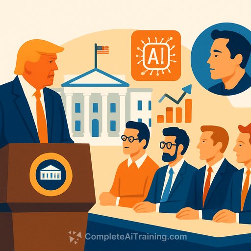 Trump Brings Tech Titans to White House for AI and Investment Summit, Musk Absent