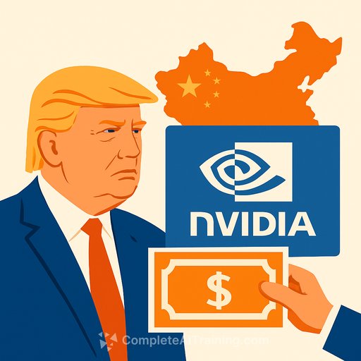 Trump buys Nvidia shares days before US approves AI chip sales to China