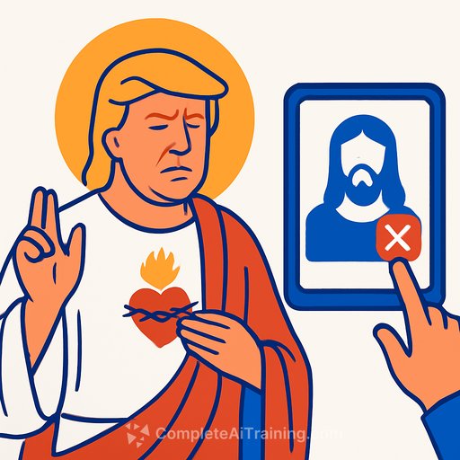 Trump deletes AI image depicting himself as Jesus after backlash from Christian supporters